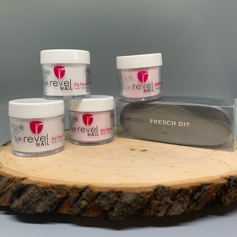 Revel Nail Dipping Powders & French Dip Tray